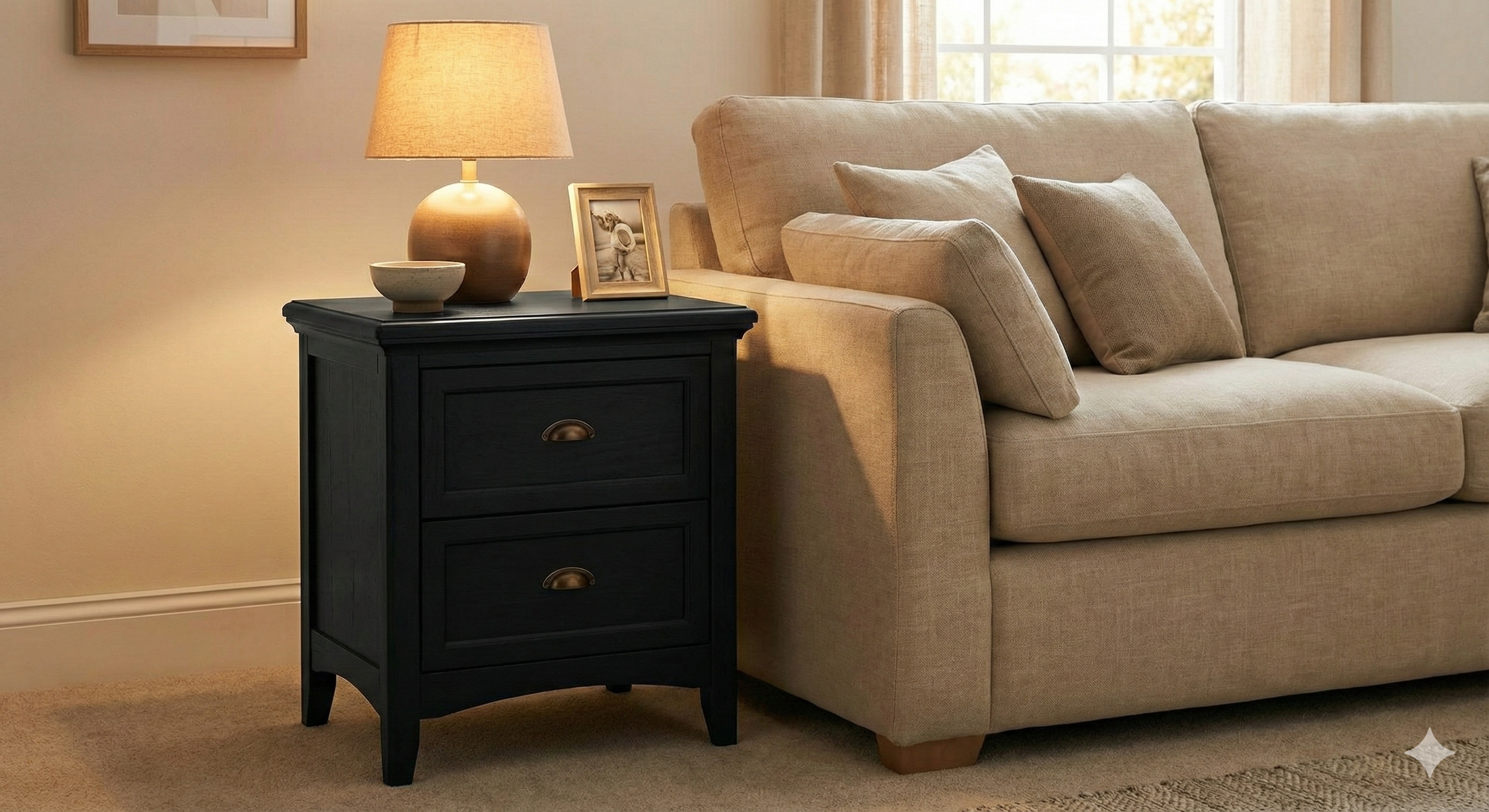 Set of beautiful nightstands